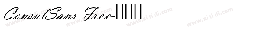 ConsulSans Free字体转换